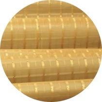 Tecido Voil Xadrez 1,00 x 3,00 Largura Cor:Dourado-037