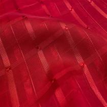 Tecido Voil Xadrez Vermelho - 3,00m de Largura