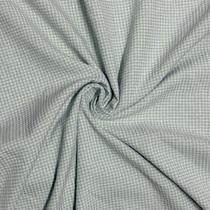 Tecido YYCRAFT Gingham Sage Green Polycotton 60 cm de largura 2 m