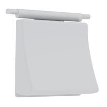 Tecla Acionador Botão Branca Válvula Descarga Clássica Docol