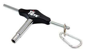 Tecla de bateria Vic Firth VICKEY2 Extended T para ajuste de potência Tecla de bateria Vic Firth VICKEY2 Extended T para ajuste de potência