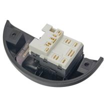 Tecla do Vidro Elétrico Palio Siena Strada 1.6 Dianteira Lado Esquerdo Led Verde - Gauss - GE2014