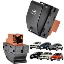 Tecla vid gol/voy/fox/polo 03/ simples - 1 est. fundo marrom