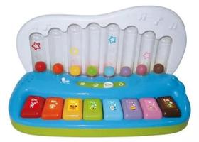 Tecladinho Inteligente Infantil Zoop Toys Cor Branco Bebê Tecladinho Inteligente Infantil Zoop Toys Cor Branco Bebê