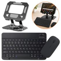 Teclado ABNT2 + Mouse Bluetooth + Suporte Alumínio para Tablet Xiaomi Redmi Pad Se Teclado ABNT2 + Mouse Bluetooth + Suporte Alumínio para Tablet Xiaomi Redmi Pad Se