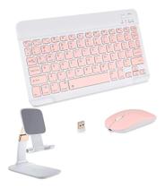Teclado Abnt2 Suporte Mouse Compatível Para Tab A7 S6 S7 Lite iPad 9 10 Teclado Abnt2 Suporte Mouse Compatível Para Tab A7 S6 S7 Lite iPad 9 10