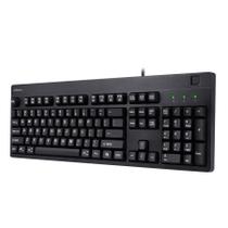 Teclado Adesso AKB-630FB-TAA com leitor de impressão digital, AES 256 e USB