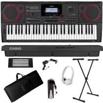 Teclado Arranjador Casio CT-X5000 61 Teclas + Suporte + Capa + Pedal + Fone Branco Teclado Arranjador Casio CT-X5000 61 Teclas + Suporte + Capa + Pedal + Fone Branco