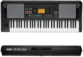 Teclado Arranjador korg EK-50 CSA 61 Teclas USB Preto