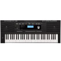 Teclado Arranjador Roland E-X20A com 61 teclas - Preto