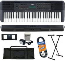 Teclado Arranjador Yamaha PSR-E273 61 teclas + Suporte + Capa + Cabo P10