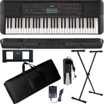Teclado Arranjador Yamaha PSR-E283 61 teclas + Suporte X + Capa + Pedal Sustain Teclado Arranjador Yamaha PSR-E283 61 teclas + Suporte X + Capa + Pedal Sustain