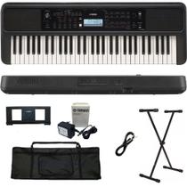 Teclado Arranjador Yamaha PSR-E383 61 teclas + Suporte + Capa + P10