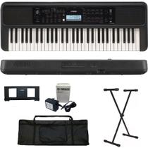 Teclado Arranjador Yamaha PSR-E383 61 teclas + Suporte + Capa Teclado Arranjador Yamaha PSR-E383 61 teclas + Suporte + Capa
