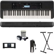 Teclado Arranjador Yamaha PSR-E383 61 teclas + Suporte + Pedal Sustain