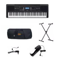 Teclado Arranjador Yamaha Psr Ew310 76 Teclas Kit Gold