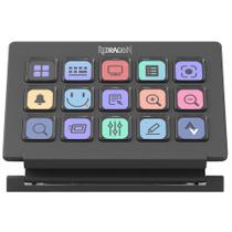 Teclado atalhos stream craft redragon preto ss-550 Teclado atalhos stream craft redragon preto ss-550