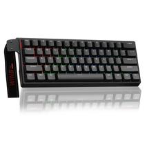Teclado Aula WIN60 HE 60% mecânico para jogos RGB com fio
