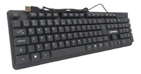 Teclado Básico com Fio Usb Padrão ABNT2 Kapbom - KA-691