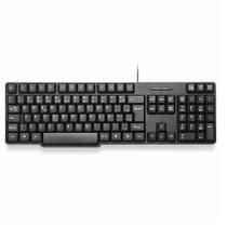 Teclado Básico Slim ABNT2 Multilaser USB, Preto TC204