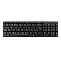 Teclado Básico Slim Laser Usb Preto Tc193