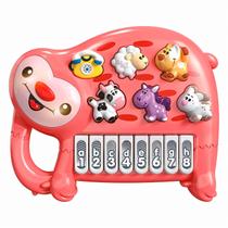 Teclado Bicho Preguiça Musical Educativo Sons De Animais Com Luzes E Atividades Dm Toys