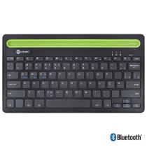 Teclado Bluetooth 3.0 2.4 Ghz Dynamic Smart Abnt Com Suporte Para Tablet Ou Celular - Preto - Dt200