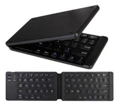 Teclado Bluetooth C/ Tecla Numerica Fino Dobrável Portátil