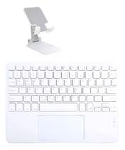 Teclado Bluetooth Com Touchpad P/ Tab Galaxy S9 Fe + Suporte