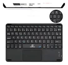 Teclado Bluetooth Compacto com Touchpad Tecla Ç para Tablet e PC Teclado Bluetooth Compacto com Touchpad Tecla Ç para Tablet e PC