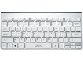Teclado Bluetooth Elite TC501 Prata OEX