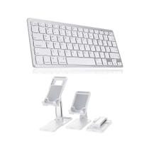 Teclado Bluetooth Galaxy A7 Lite T200/T225+ Sup Apoio Branco