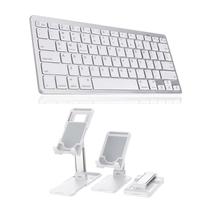 Teclado Bluetooth Galaxy Tab A T500 10,1" + Sup Apoio Branco Teclado Bluetooth Galaxy Tab A T500 10,1" + Sup Apoio Branco