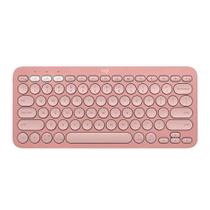 Teclado bluetooth logitech pebble keys 2 k380s rosa 920-011791