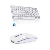 Teclado Bluetooth + Mouse Bluetooth Mac Mini tablet M1 A2348 Branco