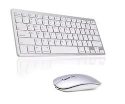 Teclado Bluetooth + Mouse Bluetooth Recarregável Para Macbook M3 13 (2024)