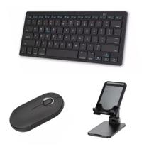Teclado Bluetooth + Mouse Bluetooth + Suporte P/ Tablet A8 10.5 Teclado Bluetooth + Mouse Bluetooth + Suporte P/ Tablet A8 10.5