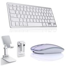 Teclado Bluetooth + Mouse Bluetooth + Suporte P/ Tablet S7 11 Polegadas