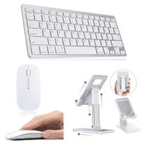 Teclado Bluetooth + Mouse Sem Fio + Suporte P/ Tablet Sm Galaxy T500