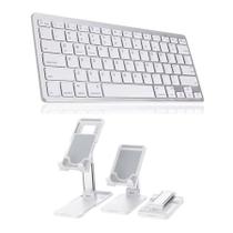 Teclado Bluetooth P/galaxy A8 X200/x205 10,5+ Sup Branco Teclado Bluetooth P/galaxy A8 X200/x205 10,5+ Sup Branco