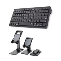 Teclado Bluetooth P/galaxy S7 T875 10,5+sup Apoio Preto Teclado Bluetooth P/galaxy S7 T875 10,5+sup Apoio Preto