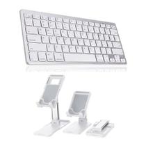 Teclado Bluetooth Para Pad 5 11 + Sup Apoio Branco