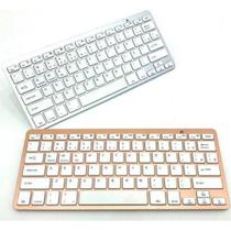 Teclado Bluetooth Prata Ltk-710 Mini 10M Pilha Smart Tv Teclado Bluetooth Prata Ltk-710 Mini 10M Pilha Smart Tv