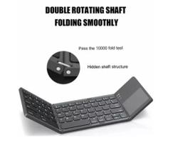 Teclado Bluetooth Recarregável Dobrável Para Tablet Galaxy A7 T500/ T505 10.4