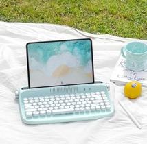Teclado bluetooth Retrô para tablet e celulares