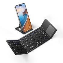 Teclado Bluetooth Samsers dobrável com touchpad Android iOS
