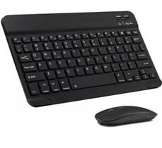 Teclado Bluetooth Sem Fio e Bluetooth Smar tv Celular Tablet pc Notebook Ergonomico Android Kit Mouse e Teclado
