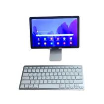 Teclado Bluetooth + Suporte + Caneta P/ Tablet Samsung Galaxy Tab A7 T505