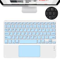 Teclado Bluetooth Touchpad Android IOS PC Tablet Celular - Kapbom