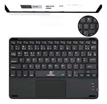 Teclado Bluetooth Touchpad Com Ç P/galaxy Tab A8 S7 S6 Lite Cor Preto